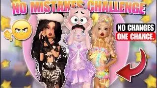CANT Make *ANY MISTAKES* In Dress To Impress!! (No Mistakes Challenge)