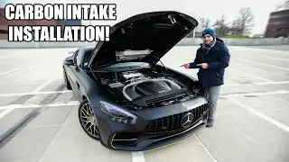 BUYING AN EPIC $2500 CARBON AIR INTAKE SYSTEM FOR MY AMG GTS! *PERFORMANCE UPGRADE*