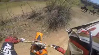 KTM SX 380 2 Stroke test riding