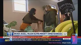 Local insurance broker teams up with Seahawk's Wilson to help insure small businesses