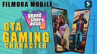 Convert image to GTA Gaming Character in Filmora Mobile App #filmoramobile