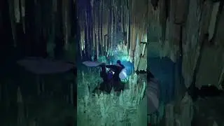 Cave Swim, Kick, Flotter and Glide.. #underwater #cavediving #mexico #reels #videography