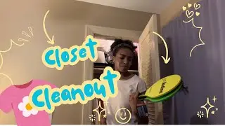 Ep. 2 Preparing to Move to DC : Closet Cleanout 👚 👗 