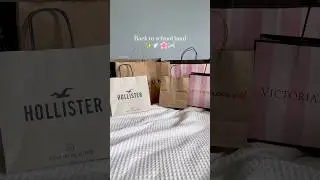 Back to school shopping haul✨ #backtoschool #shopping #haul #fashion #brandy #hollister