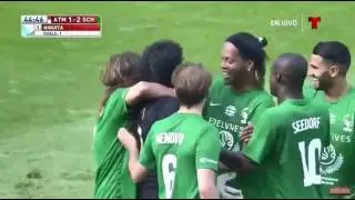 Huguita Goal ⚽️ World Legends vs Atletico Madrid  Legends