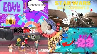 Darth Vader is Out of Control: Funny Moments Pt 2 - (Fall Guys, Apex, StarWars BF2, NBA2K22, etc.)