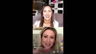 Faye Tozer and Janette Manrara instagram live