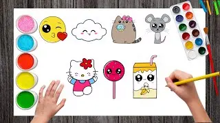Cute and Easy Drawing Long Video Collection for Tutorial | Sunday Special Drawing | Simple Drawing
