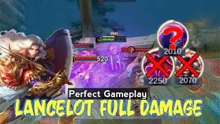FULL DAMAGE🔥 Full Gameplay & Build Lancelot Full Damage || Mobile Legends