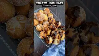 Easy Donut Holes Recipe #Shorts #donutballs #donuthole #donuts #partysnacks #snacks #tastemadeworld