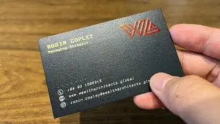 Foil Embossed Business Card Printing | Multi-Colored Foil Business Card Printing | Embossed Cards