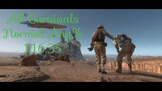 SWBF All Survival Missions Normal Any% in 1:04:56(1:16:35 RTA)(WR)