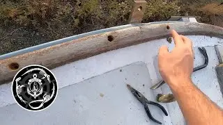 Снятие тикового бортика