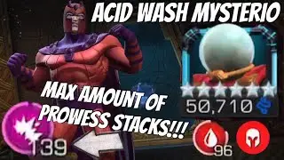 Magneto SOLOs Acid Wash MYSTERIO - MAX Amount of Prowess Test!!!