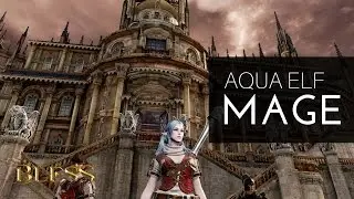 Bless Online KR - Aqua Elf Mage lvl 24-25 in Terny City