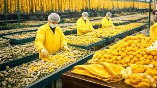 Inside the Silkworm Factory: From Millions of Larvae to Luxury Silk Fabric (Full Process)
