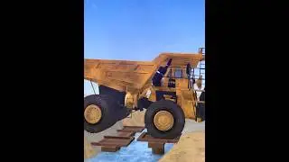 Dump Truck Chaos! CAT 797F vs Deep Mud & Steep Hills | MudRunner Gameplay| Ep.197 #Mudrunner #Shorts