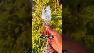 For the adults who still believe in fairy tales ✨ #disney #glass #cinderella #elsa #belle