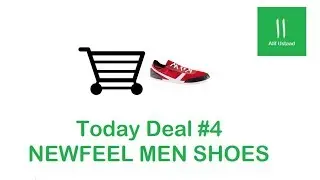 Today Deal #5 - NEWFEEL MANY MESH MEN WALKING SHOES Rs.399 | Alif Tech