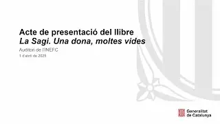 Presentació del llibre 'La Sagi  Una dona, moltes vides'