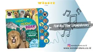 10 Button Sound Books: Discovery Hoot! Meow! Roar!