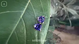 Make Waves With These Amethyst Solitaire Heart Stud Earrings