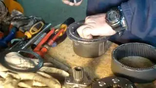 winch warn 9.5 xp assembly the gear box