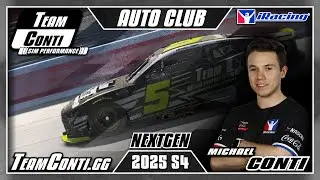 Руководство по трассе iRacing Pro от Team Conti Sim Performance I NASCAR NextGen в Auto Club