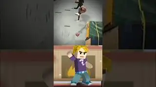 Blockman Go Hard Jumping Anime Girl 😎 #shorts #blockmango