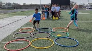 Tic Tac Toe relay race