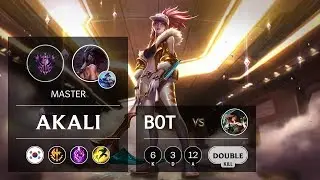 Akali Bot vs Miss Fortune - KR Master Patch 9.24