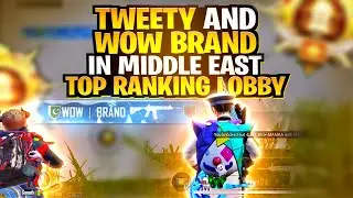 Tweety And Wow Brand In Erangle @HOWBRAND | Middle East Top Ranking Lobby | Pubg Mobile TWEETYXZEUS