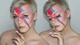 David Bowie / Aladdin Sane Tribute Makeup collab | Unicorn Vanity