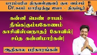 கன்னி பெண் சாபம் நீங்க|கும்பகோணம் காசிவிஸ்வநாதர் கோவில்|சப்த கன்னிமார்கள்|Kani Pen Sabam in tamil