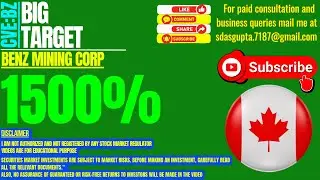 BENZ MINING CORP BIG TARGET | BENZ MINING STOCK