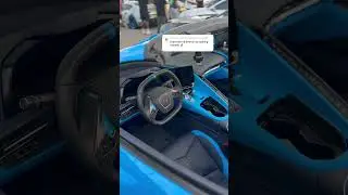 C8 Corvette 3LT Blue Interior is AWESOME #corvette #interior #blue