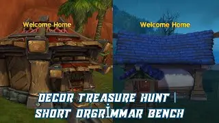 Decor Treasure Hunt | Short Orgrimmar Bench | Housing Decor