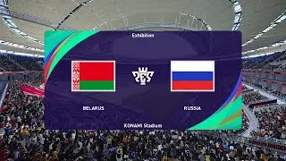 Belarus vs Russia (10/06/2025) Int. Friendly Games PES 2021
