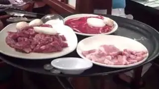 Neil Nathanson Enjoys Bulgoki and Man Doo at So Moon Nan Jib in Palisades Park, NJ