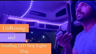 Installing LEPRO LED Strip Lights in Truck VLOG