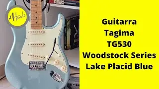 SAGA Guitarra Tagima TG530 Woodstock Series Lake Placid Blue