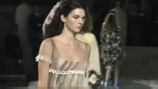 Kendall Jenner Runway Look 2 - Fendi 90th Anniversary Fashion Show  at Trevi Fountain in Rome