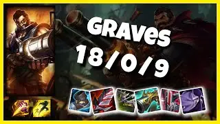 Graves vs Nidalee EU Challenger JUNGLE (18/0/9) - v11.3