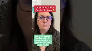When you build a Facebook group there are 3 main benefits. #facebookgroups #smallbusinessowner