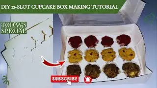 DIY Cupcake Box Tutorial | Homemade Cupcake Box From Cardboard #diycrafts #crafts  #belovedcaters