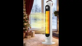 Outdoor Heaters for Patio w/4 Modes, 350Sq.ft 1S Heating, 1500W PTC Ceramic Electric