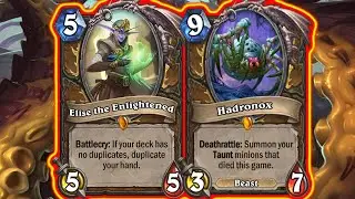 Giant Spider Taunt Deathrattle Highlander Druid Makes You Better! Barrens Mini-Set Wild |Hearthstone