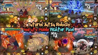 TUTORIAL JUTSU COMBO RAHASIA DI GAME NARUTO MOBIL FIGHTER PIXEL ANDROID OFFLINE⚔️🔥(2025)