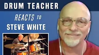 Drum Teacher Reacts to Steve White - Drum Solo