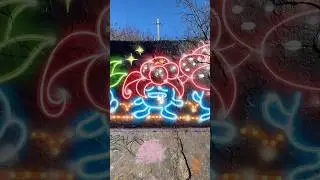 Gloom Pokemon Street Art Painting!